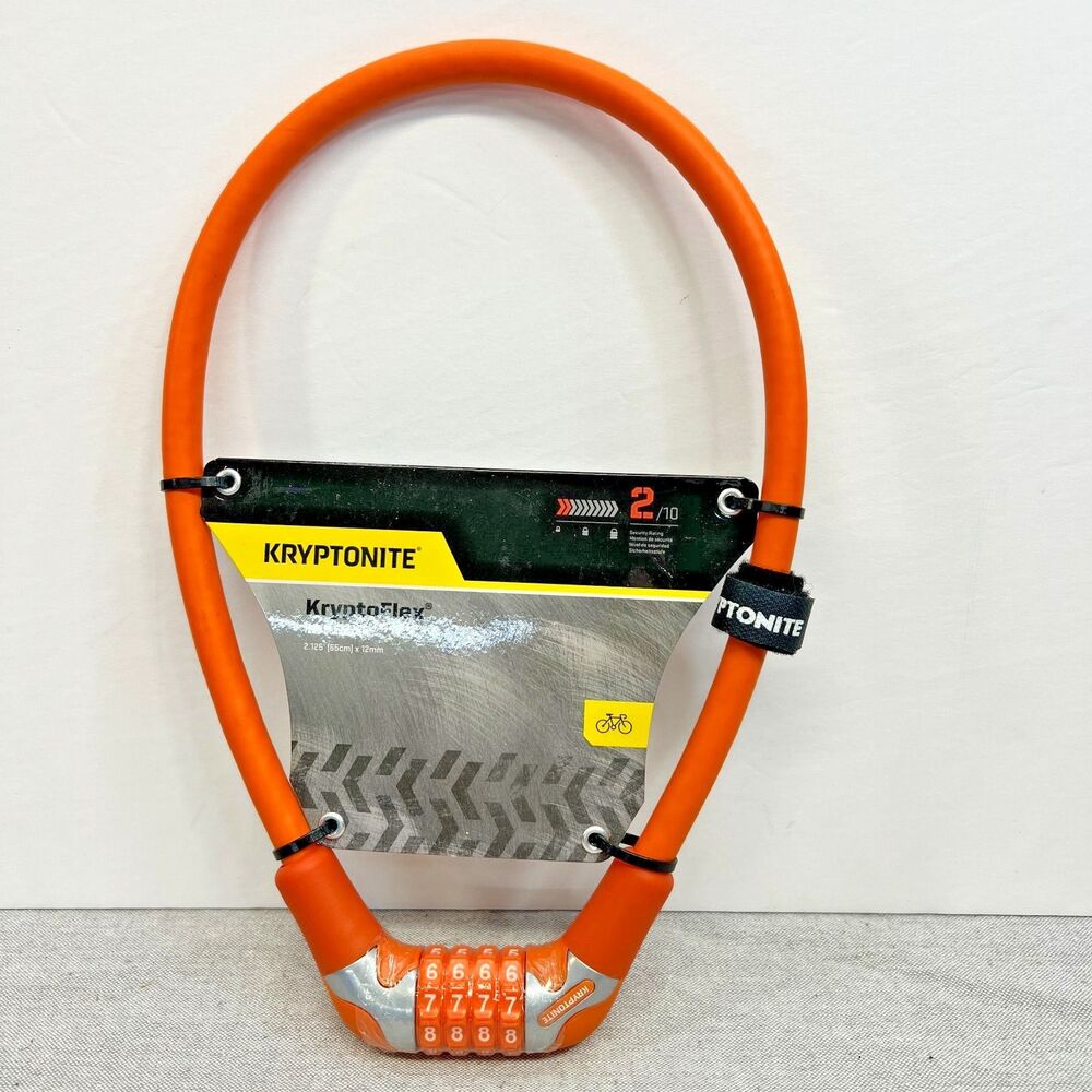 Kryptonite KryptoFlex 1265 Bike Combo 2.125' 12mm Thick Heavy Duty